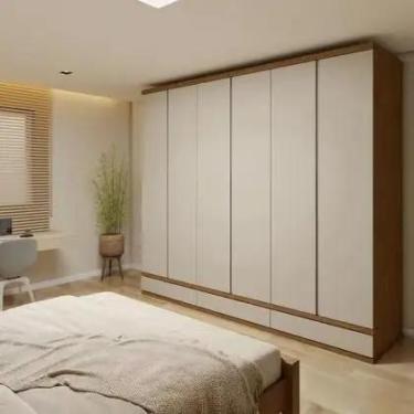 Imagem de Guardaroupa Casal 6 Portas 9 Gavetas Urbano Josandro JOSSANDRO - MOVEI