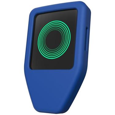 Imagem de CVER Capa de silicone para Trezor Safe 5, proteção de cobertura total, acesso à tela e porta (azul)