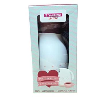 Imagem de CJ Bule 700ML+ Supo P/ Filt Cafe TAM 102 Sanremo SR1011/61, Branco