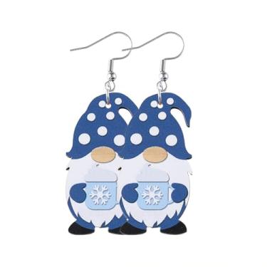 Imagem de Brincos de Natal femininos com pingente de Papai Noel, roupas de Natal, acessórios de bijuteria, 2inch, Liga de aço, Sem pedra preciosa