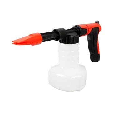 Imagem de Aqua Joe RED AJ-SPXN-PRO Kit de pistola de pulverização de canhão de espuma ajustável alimentada por mangueira de jardim