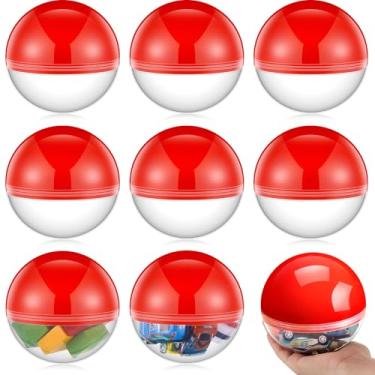 Imagem de Arrowbash 4 Inch Cartoon Ball Empty Round Capsule Vending Machine Capsules with Clear Top Birthday Gifts Stuffers DIY Craft Supplies Cartoon Theme Party Favors (24 Pcs)