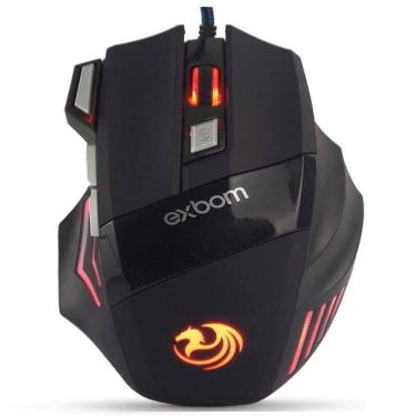 Imagem de Mouse Gamer Optico Usb 3200Dpi Com 7 Botões e Led Color MS-G620