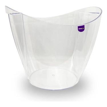 Imagem de 2X Balde De Gelo Acrílico Cristal 7,5 Litros Champanheira