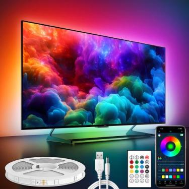 Imagem de Luz de fundo LED Maylit ICRGB para TV de 71 a 75 polegadas com control