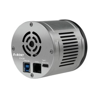 Imagem de SVBONY Câmera Planetária Monocromática Resfriada SC432M, com Obturador Global de 1,77 MP IMX432 CMOS e USB 3.0, para Astrofotografia Planetária e de Superfície Lunar