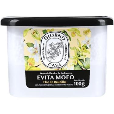 Imagem de Evita Mofo Absorventes de Umidade (desumidificador), Flor de Baunilha, Giorno Casa, 100 g, Amarelo