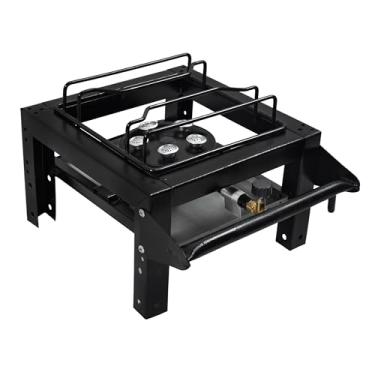 Imagem de Fogão 1 Boca Grande à gás Semi Industrial Alta Pressão Preto Roa