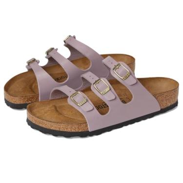 Imagem de Birkenstock Sandália feminina Florida Birko-Flor-Graceful, Roxo desbotado, 8-8.5