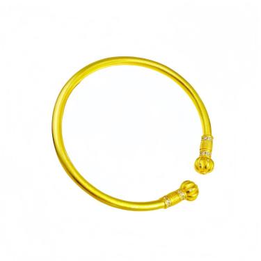 Imagem de Pulseira Open Gold Placer para mulheres, estilo antigo e dourado