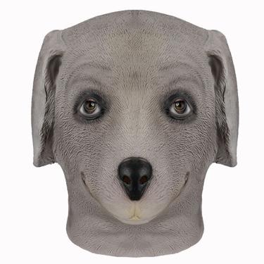 Imagem de Máscara de cachorro de resina realista para festa de Halloween de cosplay