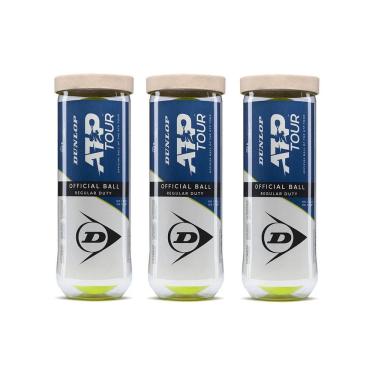Imagem de Bola de Tênis Dunlop ATP Official Ball Reg Duty - 3 Tubos