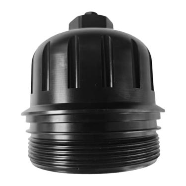 Imagem de FUZIDDN Substituição da tampa do filtro de combustível para GM Duramax 6.6L L5P 2017-2024 | Compatível com Chevy Silverado/GMC Sierra 2500HD 3500HD | Billet Alumínio OEM 134001 equivalente com plugue