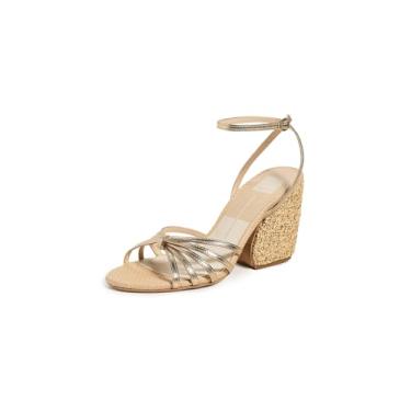 Imagem de Dolce Vita Sandália feminina de salto Ronica, Dourado, 40