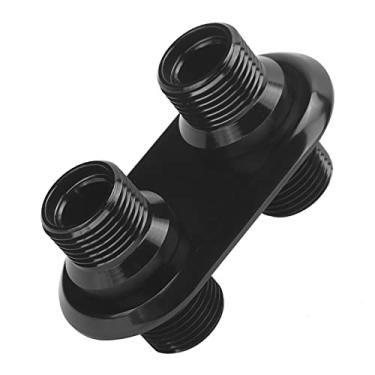 Imagem de Zhjvihx Antepara de Ar Condicionado, Fácil de Usar, Desempenho Estável 2-10 (7/8 pol.-14) Porta de Linha CA para Ar Condicionado de Reposição para Sistemas de Aquecimento (Preto)