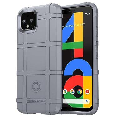 Imagem de IDEWEI Capa para Google Pixel 4a 5G, fibra de carbono refinada, anti-queda, anti-impressões digitais, proteção integral. A capa do telemóvel é compatível com o Google Pixel 4a 5G
