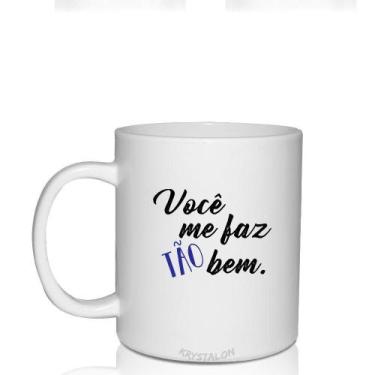 Imagem de Caneca Branca - Me Faz Bem - Dia Dos Namorados - Krystalon