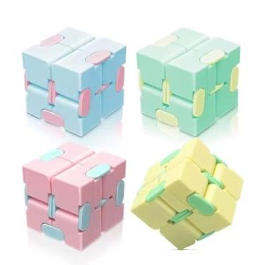 Imagem de Mini Infinity Cube – Cubo Infinito Colorido Fidget Anti Stress (preto)