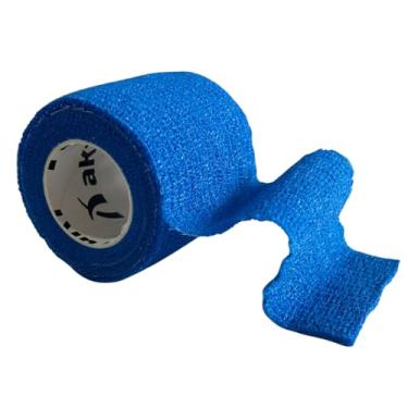 Imagem de Atadura Autocolante Elástica 5 cm x 4,5 m Azul para Compressão e Imobilização