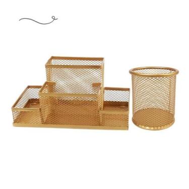 Imagem de Kit Escritório Organizador Mesa Escritório E Porta Caneta - Markys Sto