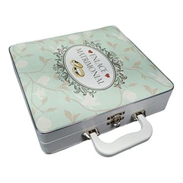 Imagem de Álbum Maleta Casamento Aliança 150 Fotos 15x21 Profissional