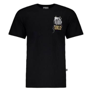Imagem de CAMISETA SURF CENTER SANTOS NASCER E VIVER PLUS MASCULINO - PRETO 54-Masculino