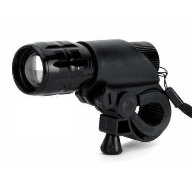 Imagem de 1 lanterna portátil, expansível e focada em liga de alumínio, acessórios de bicicleta, luz forte de LED, iluminação de feixe longo para uso externo