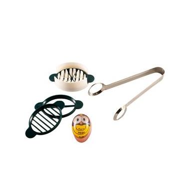 Imagem de Conjunto para Ovos Cortador Timer e Pegador Cozinha Prana