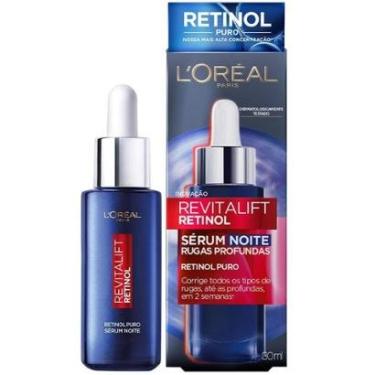 Imagem de Sérum Facial Antirrugas Noturno L’Oréal Paris Revitalift Retinol 30ml-Unissex
