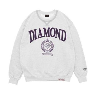 Imagem de Moletom Diamond College Crest Crew Neck-Masculino