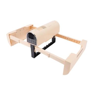 Imagem de Generic Secador de Roupas Portátil, Máquina de Secagem Elétrica Dobrável Com Temporizador de Controle Remoto e Função de íon Negativo, para Viagens, RV, Apartamento, Lavanderia Doméstica (Bege)