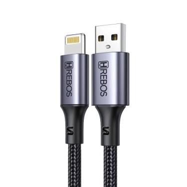 Imagem de Cabo Hrebos Cb-219i Usb-a Para Lightning Carregador E Dados Preto
