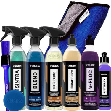 Imagem de Kit Profissional de Lavagem Automotiva Completa Vonixx Limpeza, Brilho e Proteção