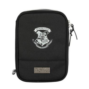 Imagem de Estojo Escolar Penal Box Luxo Harry Potter Et49754 - Preto - Luxcel