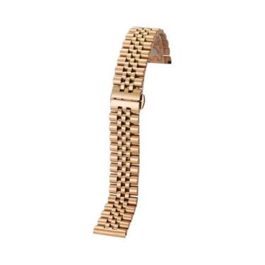 Imagem de Pulseira De Relógio Ajustável Em Aço Inoxidável 12-22mm Interface De A