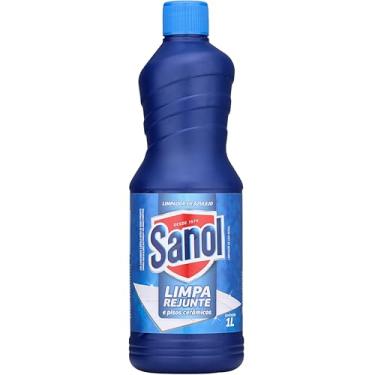 Imagem de Limpa Rejunte e Piso Cerâmico, Sanol, 1 Litro, Azul