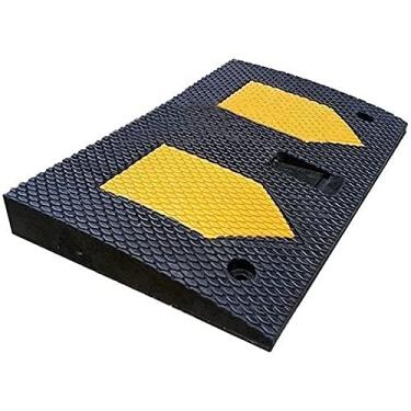 Imagem de MOMOBC Rampa de freio para garagem, rampa de limiar para cadeira de rodas almofada de subida de carro de beira de estrada, rampas de veículo para degraus familiares rampas de limite de porta de vila