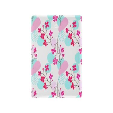 Imagem de Wassud Placa de cobertura para interruptor de luz, flores simples, decorativas, capas, placa de parede para tomadas elétricas, interruptor único, 11 x 7 cm