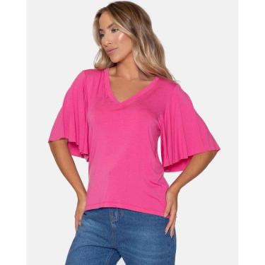 Imagem de Blusa Básica Manga Flare Feminina Le Julie-Feminino