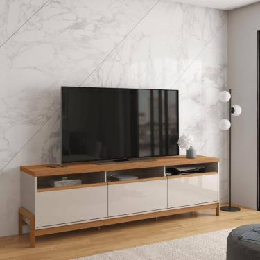 Imagem de Rack Sala Gales Off White New/jequitiba