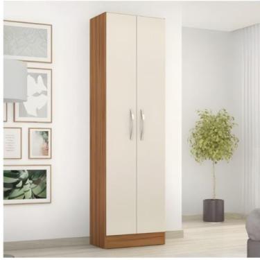 Imagem de Armário Multiuso 2 Portas Nt4045 Notável Freijó Trend/ Off White Tx - 