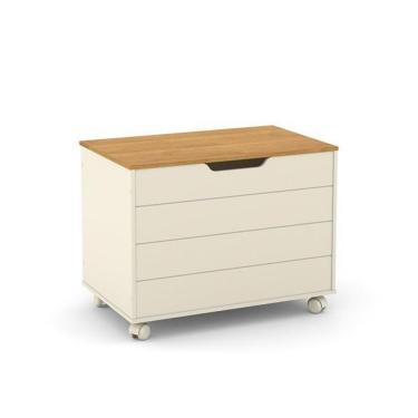 Imagem de Bau Caixa De Brinquedos Toys Off White Freijo