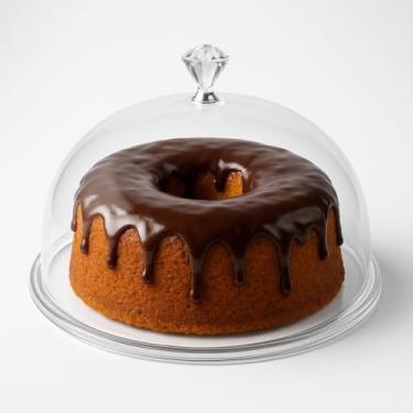 Imagem de Tampa para boleira Plástico Resistente, tampa boleira 30cm, Porta Bolo, Tampa para bolo Redondo 30cm, Cupula