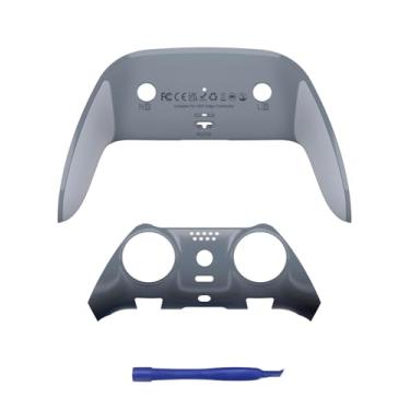 Imagem de CHARM FOCUS Top Bottom Decorative Trim Front Clip Shell Compatible with PS5 Edge Controller, Soft Rubber Overmold & Anti-Slip Diamond Texture, Custom Plates Cover Compatible with Dualsense Edge Shell