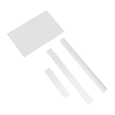 Imagem de GLOGLOW Ferramentas de Materiais Artesanais, Pino de Rolo Sólido Acrílico, Folha Retangular Transparente, Conjunto de Textura de Fio para Modelagem, Escultura, Artesanato, Cortador de Argila de Polímero, Ferramentas de Argila