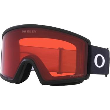 Imagem de Oakley Target Line Óculos de neve preto fosco grande com Prizm Rose
