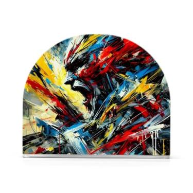 Imagem de Porta-guardanapos vermelhos Bold Splash, porta-guardanapos antiderrapante, 1 pacote, porta-guardanapos para banheiro