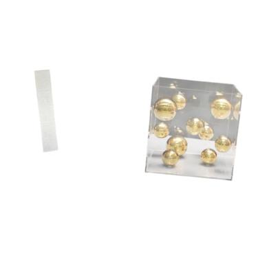 Imagem de Whtkoph Abajur de Chão para Sala de Estar com Ornamento de Bola de Acrílico Transparente, Design Versátil, Ideal para Decoração de Casa E Escritório.