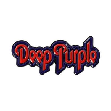 Imagem de Broche De Esmalte Da Banda De Rock Deep Purple, Logo De Música Heavy M