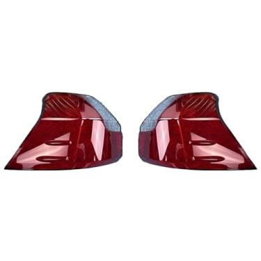 Imagem de compatível com lexus lx570 2016 2017 2018 2019 lente da luz traseira do carro escudo lanterna traseira substituir auto capa traseira abajur(Outside Left and right)